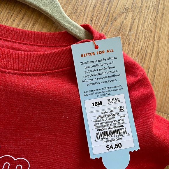 Cat & Jack short sleeve camping shirt 18m - Picture 2 of 4